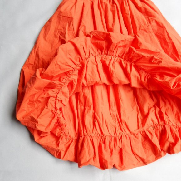 NWT$398 Trina Turk Sought After High-Low Poplin Dress A-Line Bubble Skirt sz L - Picture 9 of 16